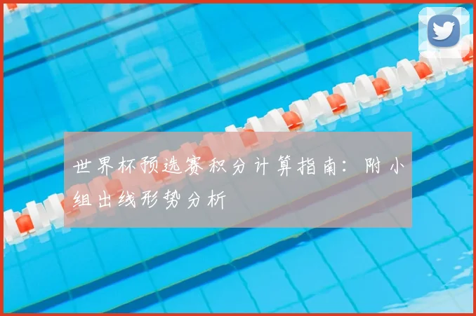世界杯预选赛积分计算指南：附小组出线形势分析