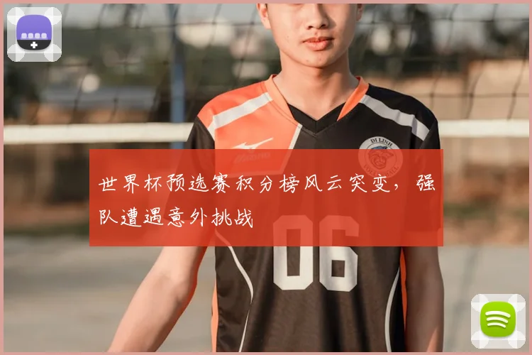 世界杯预选赛积分榜风云突变,强队遭遇意外挑战