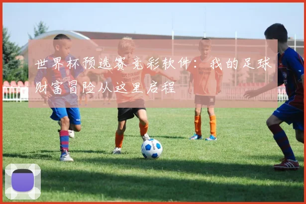 世界杯预选赛竞彩软件:我的足球财富冒险从这里启程