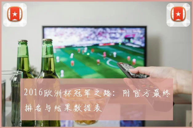 2016欧洲杯冠军之路:附官方最终排名与结果数据表